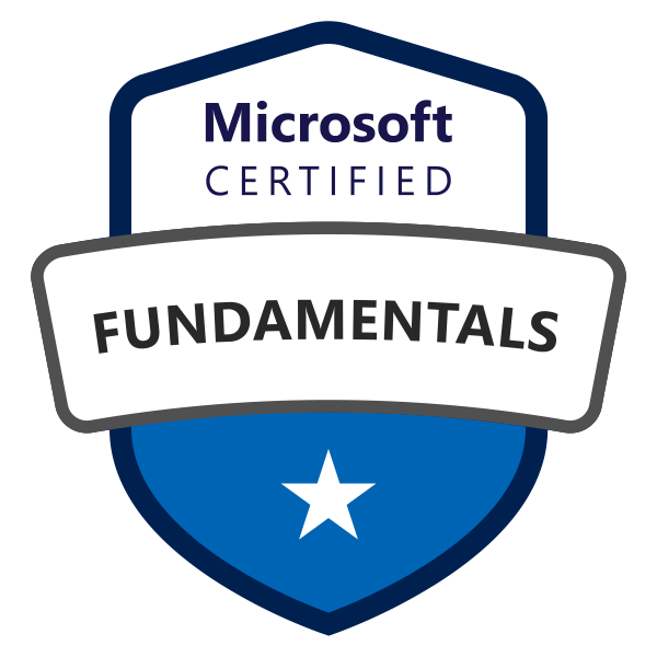 Microsoft Certified: Azure Fundamentals badge